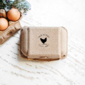 Gepersonaliseerde  kippenei stempel