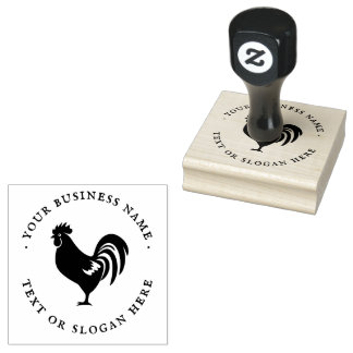 Gepersonaliseerde  kippeneieren rubberstempel