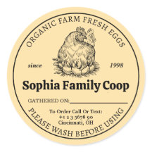 Gepersonaliseerde kippenhok Eigenaar Naam Datum Ei