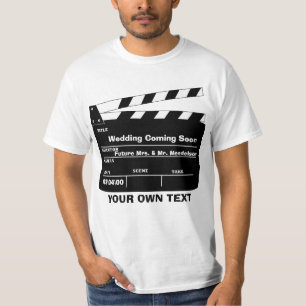 Gepersonaliseerde klapbord sjabloon t-shirt