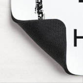 Gepersonaliseerde klarinet muismat (Hoek)