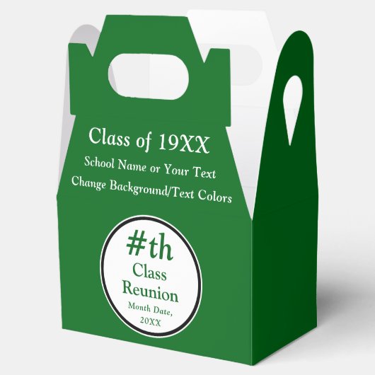 Gepersonaliseerde, klas reünie geschenk tas ideeën bedankdoosjes (Geopend)