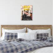 Gepersonaliseerde Klasse van 2025 Afstuderen Fotod Canvas Afdruk (Insitu (Slaapkamer))