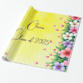 Gepersonaliseerde Klasse van 2025 Cadeaupapier (Uitgerold)