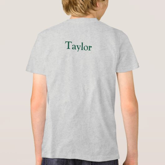 Gepersonaliseerde klasse van 2030 Tri-Blend shirt (Achterkant)