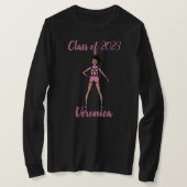 Gepersonaliseerde Klasse van Majorette Shirt Candy (Design voorkant)