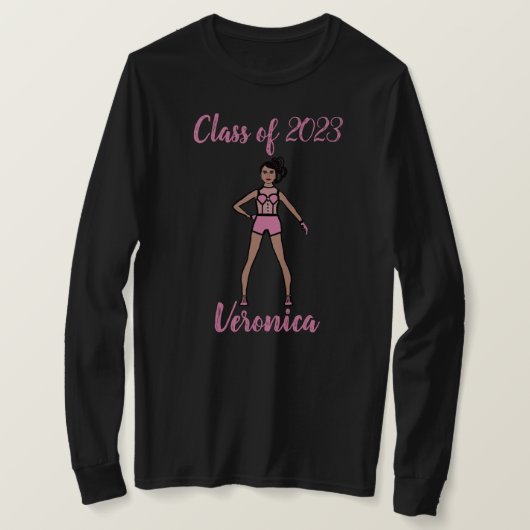 Gepersonaliseerde Klasse van Majorette Shirt Candy (Design voorkant)