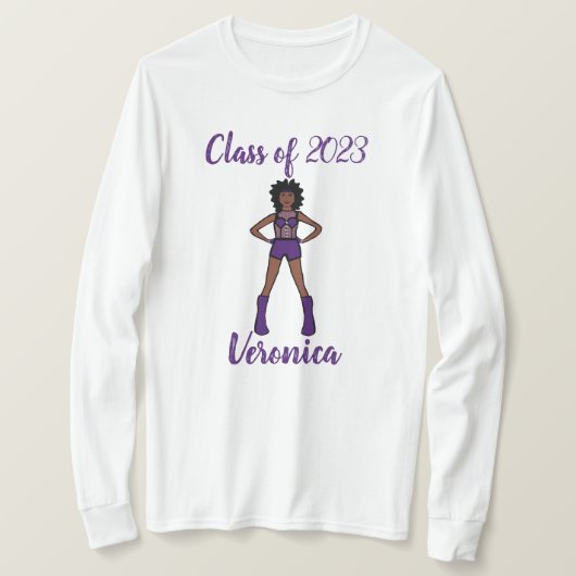 Gepersonaliseerde Klasse van Majorette Shirt Orcha (Design voorkant)