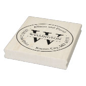 Gepersonaliseerde klassieke adresstempel rubberstempel (Stempel)