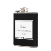 Gepersonaliseerde Klassieke Bowtie Vader van de Br Heupfles (Links)