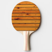 Gepersonaliseerde klassieke houten zweefbootdek tafeltennisbatje (Achterkant)
