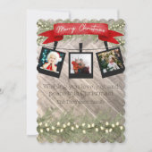 Gepersonaliseerde klassieke kerst Kaart (Voorkant)