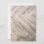 Gepersonaliseerde klassieke kerst Kaart (Achterkant)