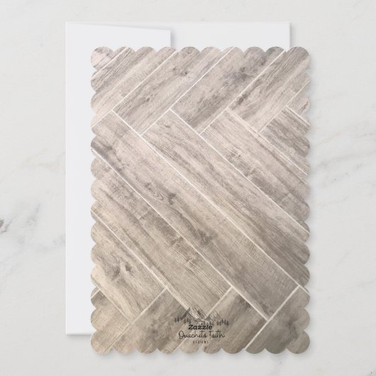 Gepersonaliseerde klassieke kerst Kaart (Achterkant)