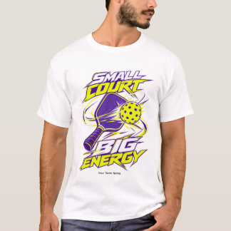 Gepersonaliseerde Kleine Baan Grote Energie Teamna T-shirt
