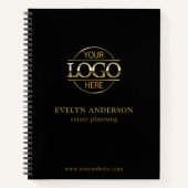 Gepersonaliseerde kleine bedrijven Corporate Kanto Notitieboek (Voorkant)
