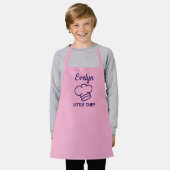 Gepersonaliseerde kleine chef-kok schort (Gedragen)