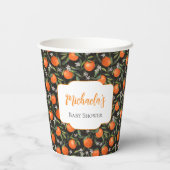 Gepersonaliseerde kleine cutie Baby shower Papieren Bekers (Achterkant)