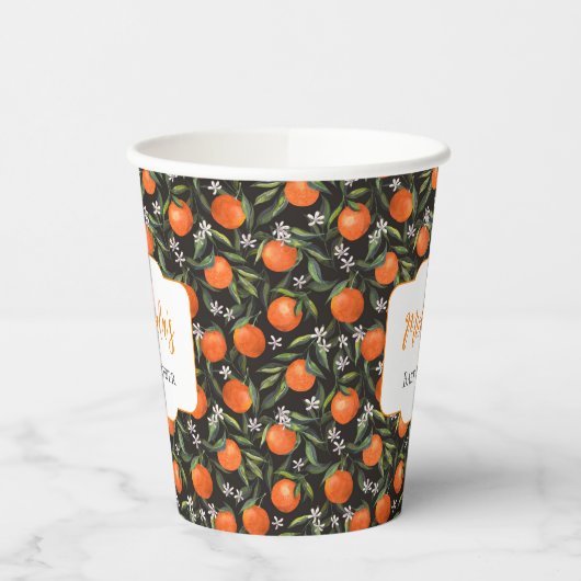 Gepersonaliseerde kleine cutie Baby shower Papieren Bekers (Links)