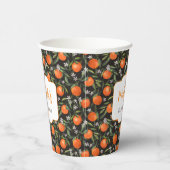 Gepersonaliseerde kleine cutie Baby shower Papieren Bekers (Rechts)