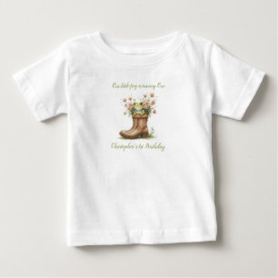 Gepersonaliseerde kleine kikker Froggie 1e verjaar