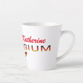 Gepersonaliseerde kleine Latte-mok met Duitse vlag Latte Mok (Rechts)