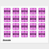 Gepersonaliseerde kleine monster patroon labels (Vel)