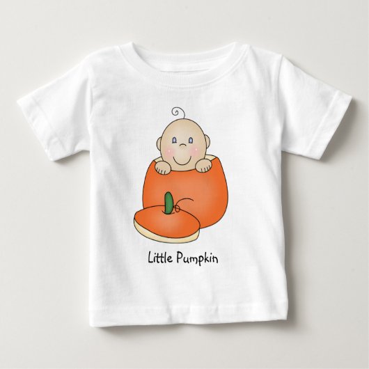 Gepersonaliseerde kleine pompoen t-shirt (Voorkant)