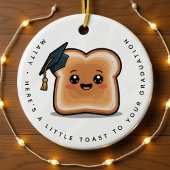 Gepersonaliseerde kleine toast op uw Afstuderen Gi Keramisch Ornament