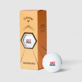 Gepersonaliseerde kleine vriend grappig golfballen (Verpakking)