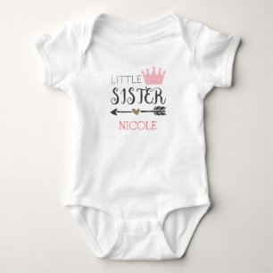 Gepersonaliseerde kleine zus romper