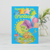 Gepersonaliseerde kleinzoon's Wenskaart Feestdagenkaart (Staand voorkant)