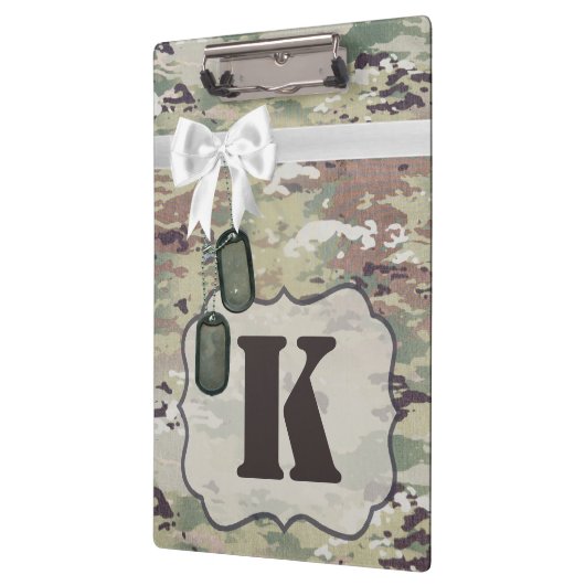 Gepersonaliseerde klembordleger OCP Camo Uniform C Klembord (Links)