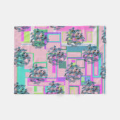 Gepersonaliseerde kleur fleece deken (Voorkant (Horizontaal))