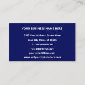 Gepersonaliseerde kleur ontwerp uw eigen Visitekaa Visitekaartje (Voorkant)