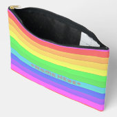 Gepersonaliseerde kleur Regenboog Stripes Korenblo Etui (Open)