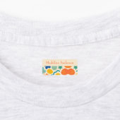 Gepersonaliseerde kleur splash Abstracte Kinderen  Labels (Aangebracht)