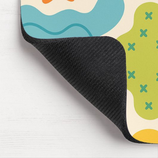 Gepersonaliseerde Kleur Splash Abstracte Muismat (Hoek)