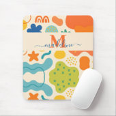 Gepersonaliseerde Kleur Splash Abstracte Muismat (Met muis)