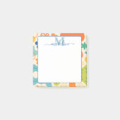 Gepersonaliseerde kleur Splash Abstracte Post-it®  Notes (Voorkant)