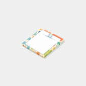 Gepersonaliseerde kleur Splash Abstracte Post-it® Notes (Schuin)
