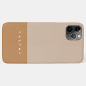 Gepersonaliseerde kleurblok roze Case-Mate iPhone case (Achterkant (horizontaal))