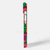 Gepersonaliseerde kleuren patroon met je naam Case-Mate iPhone case (Achterkant / Links)