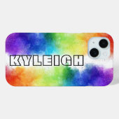 Gepersonaliseerde kleurexplosie Hoesje-Mate Case-Mate iPhone Case (Achterkant (horizontaal))