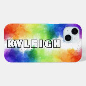 Gepersonaliseerde kleurexplosie Hoesje-Mate Case-Mate iPhone Case (Achterkant (horizontaal))