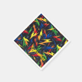 Gepersonaliseerde kleurige bliksem-Bolts Napkins. Servetten (Hoek)