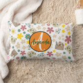 Gepersonaliseerde kleurige bloemkwekerij, licht ro kussen (Deken)