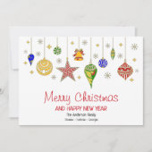 Gepersonaliseerde kleurige kerstcadeautjes (Voorkant)