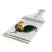 Gepersonaliseerde kleurige roestkip snijplank (Hoek)