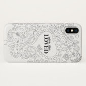 Gepersonaliseerde kleurplaat geïnspireerd - je ben Case-Mate iPhone case (Achterkant (horizontaal))